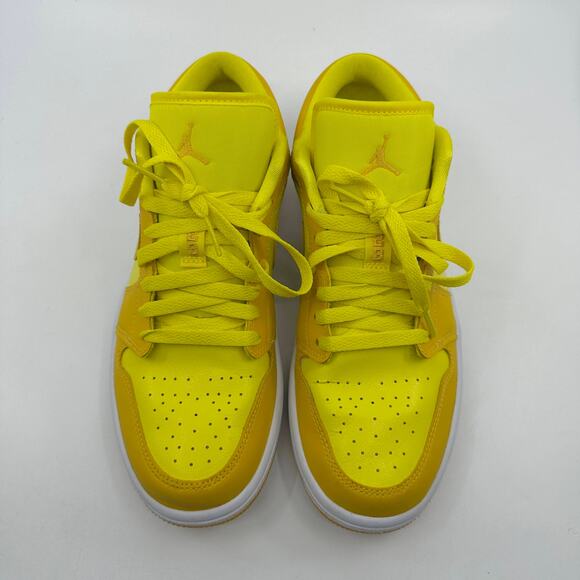 Nike Dunk Low University Gold Yellow WMNS 10 Leather Sneakers DC0774-700 - Picture 7 of 8